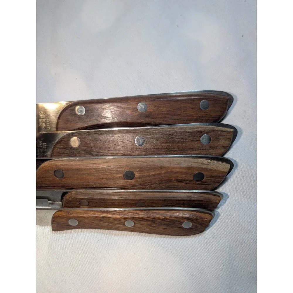 Vintage Griffins Gryphon/Shield RS Stainless  +Japan+ Knife Set 8.25